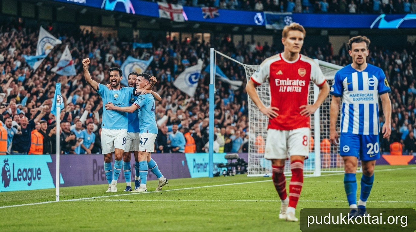 Ngoại hạng Anh 2026/27: Man City thiết lập kỷ lục toàn thắng, Arsenal và Brighton bám đuổi quyết liệt - 2